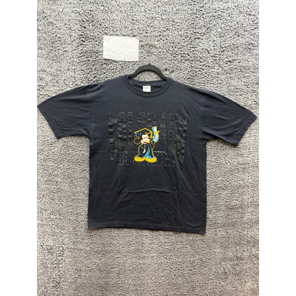 Vintage Sample Colorado Buffaloes X Disney Mickey Mouse Graphic T-Shirt Size M/L
